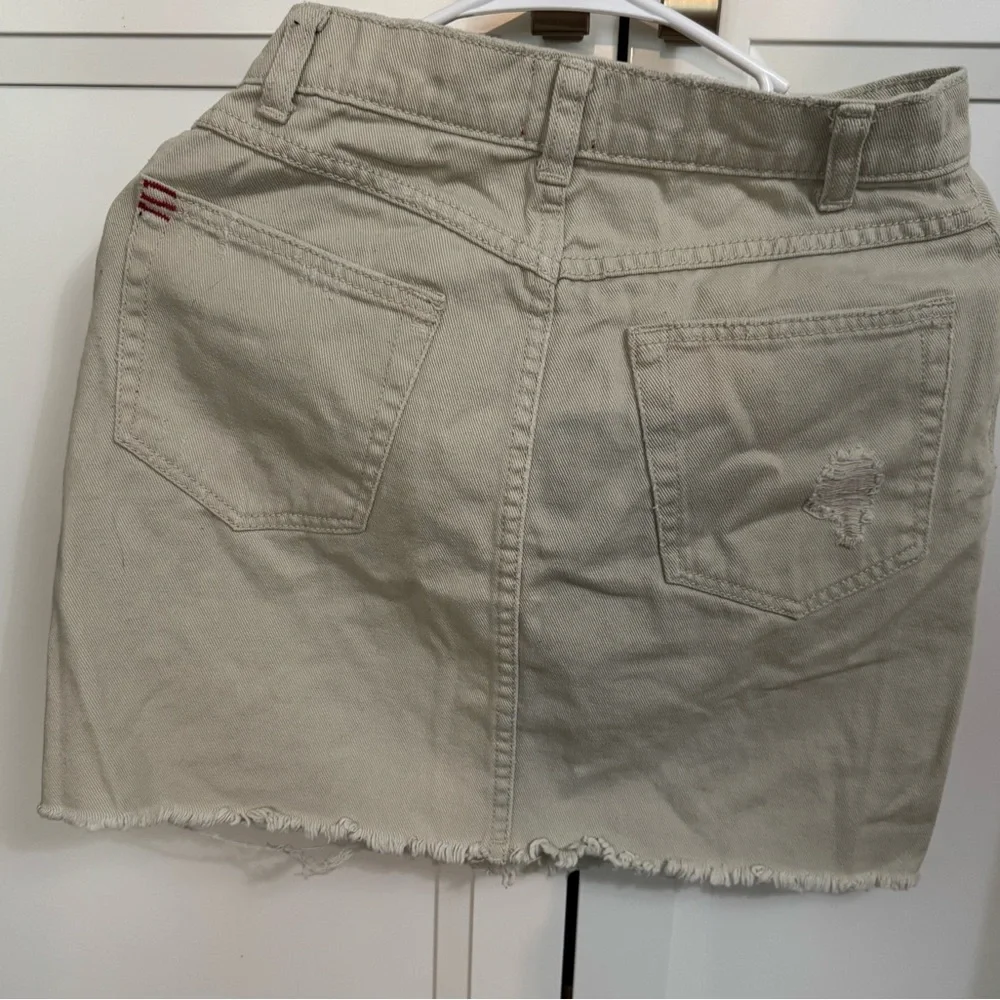 Urban outfitters Cream Denim‎ Skirt